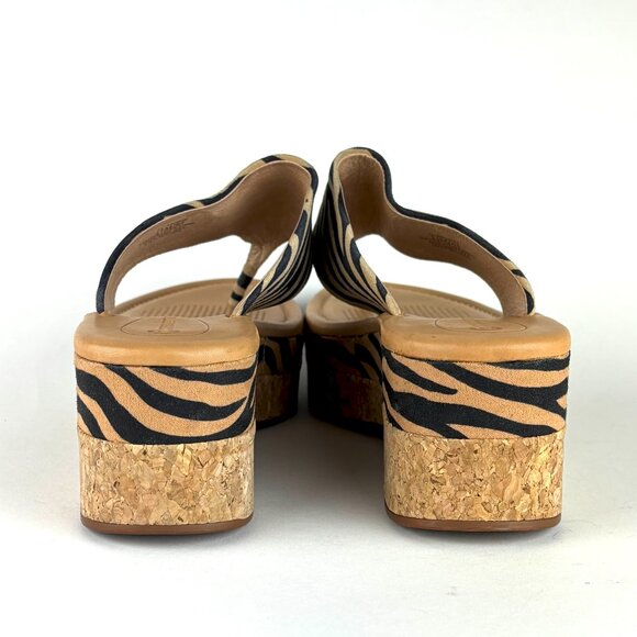 Corso Como Zebra Print Cork Wedge Flip Flops – Size 11M Never worn - Picture 6 of 12